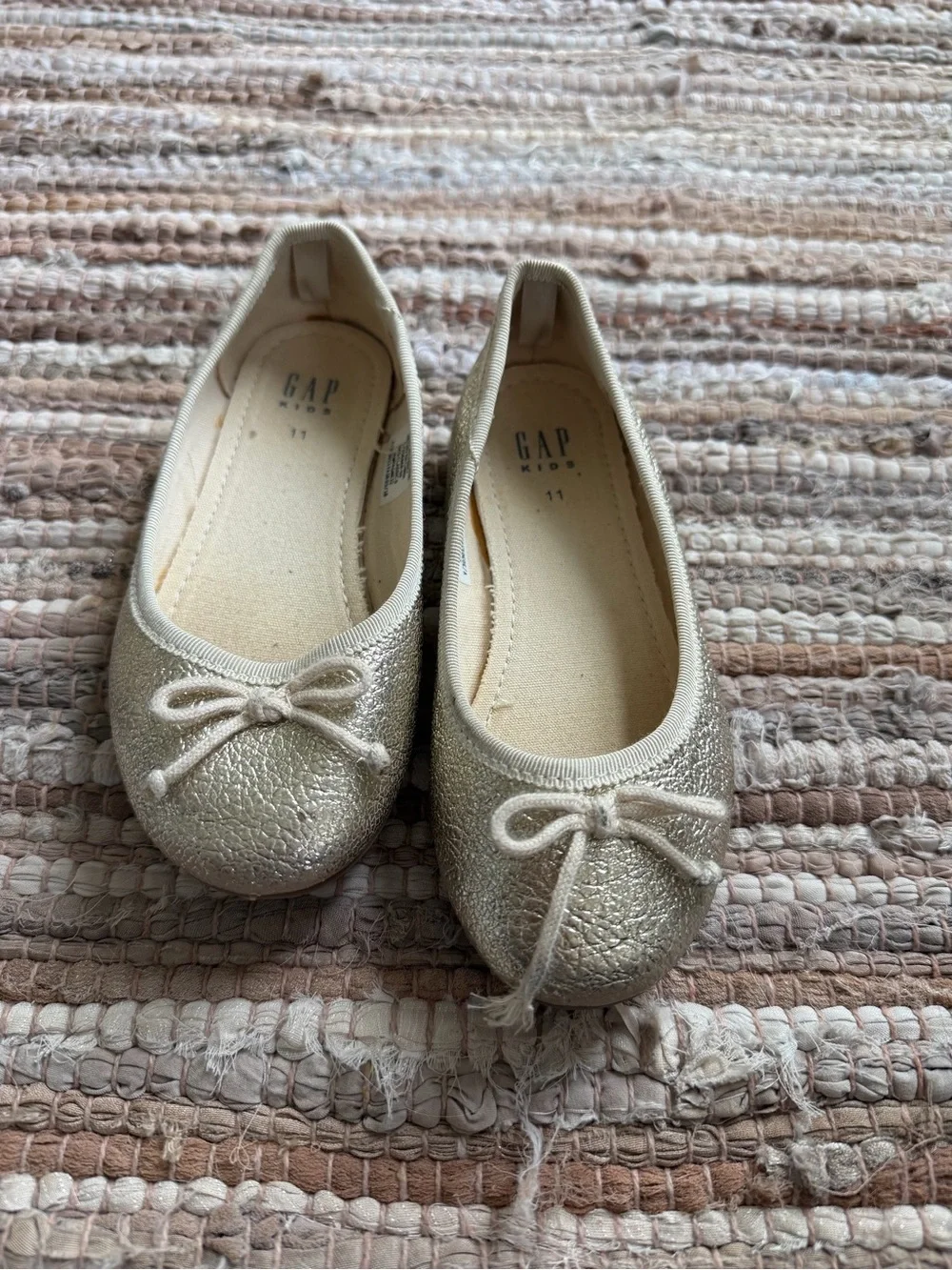 Gap Kids Gold Ballet Flats, 11